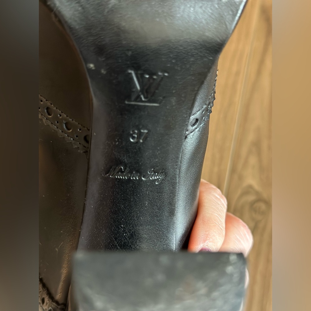 Louis Vuitton Square Toe Hidden Platform Oxford B… - image 7